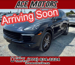 2016 Porsche Cayenne – Low kms!!!Coming Soon